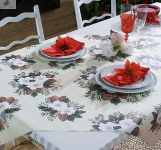 Christmas Tablecloth Center