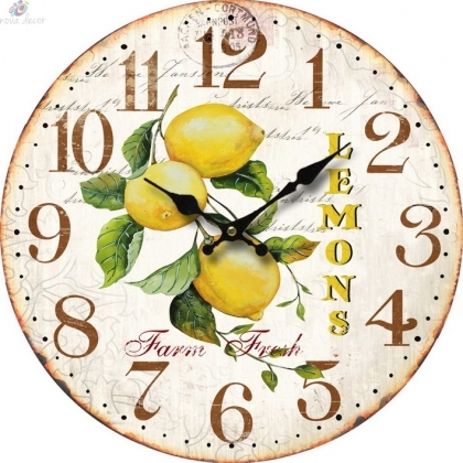Wall clock Lemons