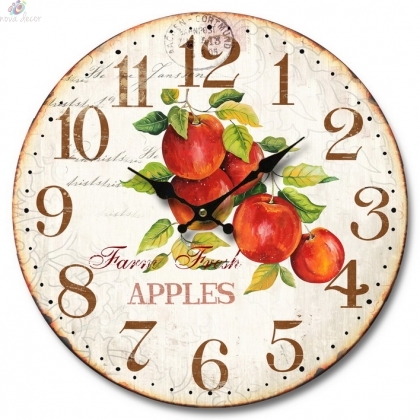 Wall clock Apples 