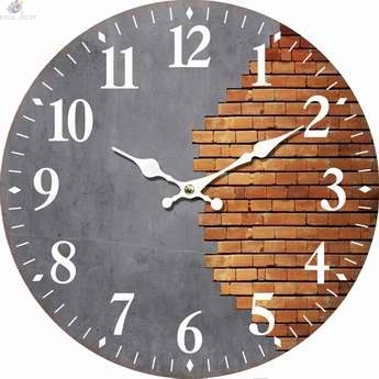 Wall clock Two worlds