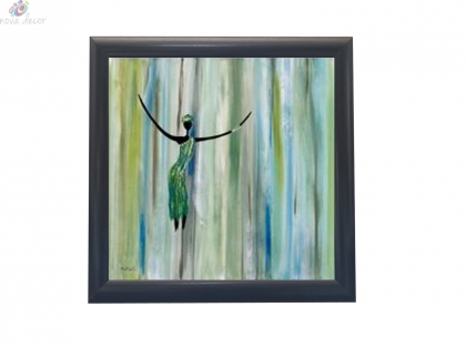 Framed Print - Dancing woman 