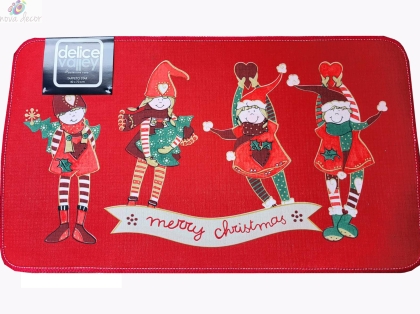 Christmas carpet Santa's Elves" 40x70cm.