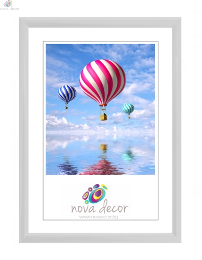 Plastic Frame Silver 60x80 cm