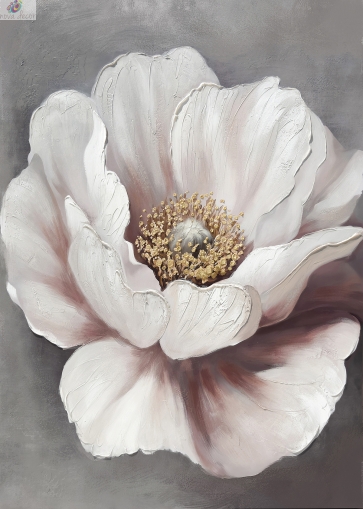 Oil painting Gentle flower