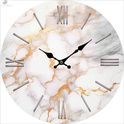 Wall clock Marble