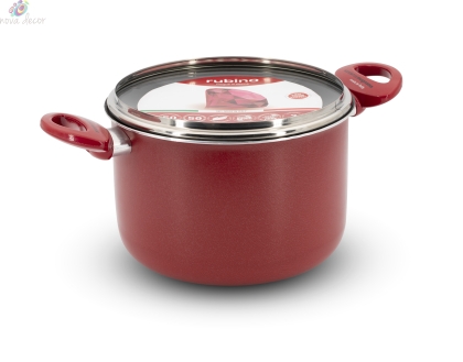 Pot with glass lid Rubino