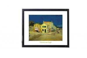 Mylar Framed Print - The yellow house