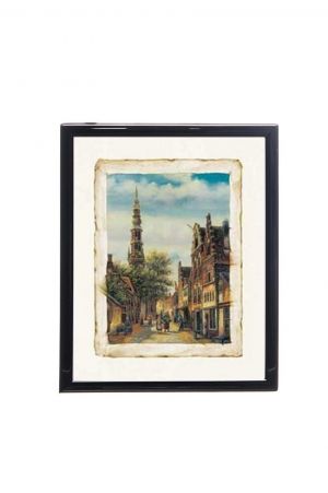 Mylar framed print "City"