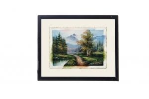 Mylar Framed Print – Forest path