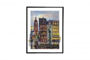 Mylar Framed Print  – City atmosphere