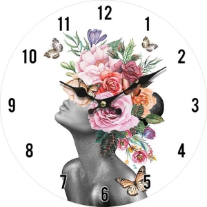 Wall clock Girl