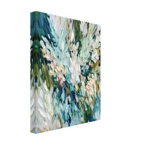 Oil painting Abstract leafs