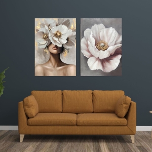 Oil painting Gentle flower