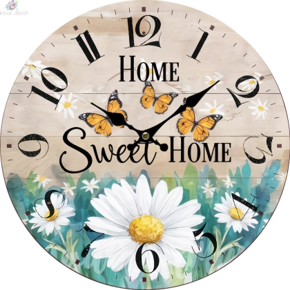 Wall clock Daisies